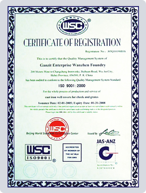 Certificate of Registration