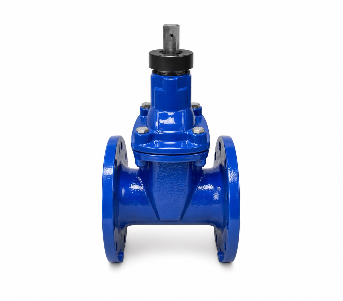 Flanged gate valve